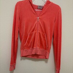 Juicy Couture Pink Velour Track Jacket